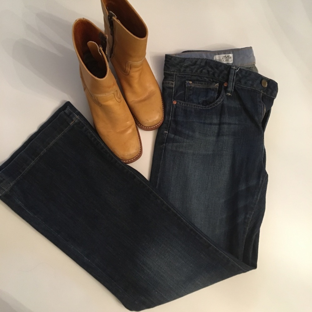 GAP Long and lean flare jeans